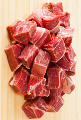 Grain Finished Stew Meat